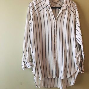 Oversized button up